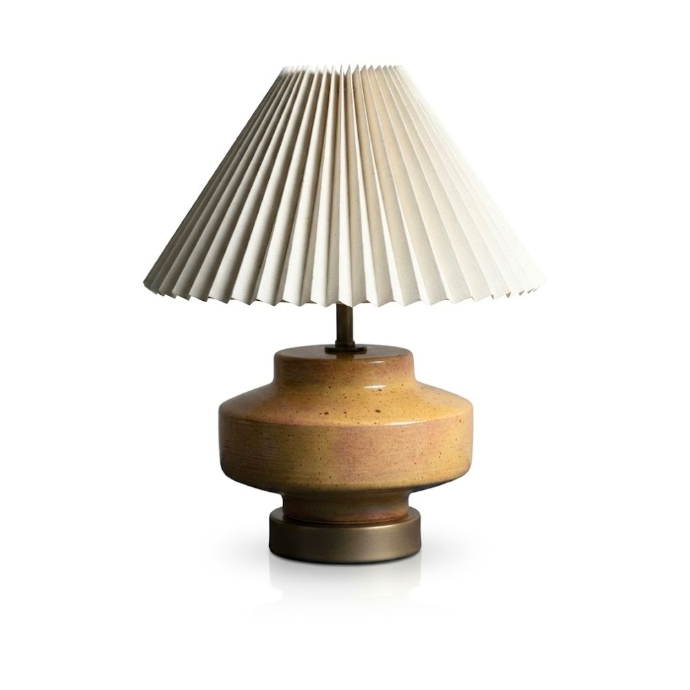 Pixie Seramik Abajur Sarı