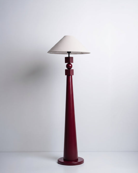 Nordic Bordo Ahşap Lambader
