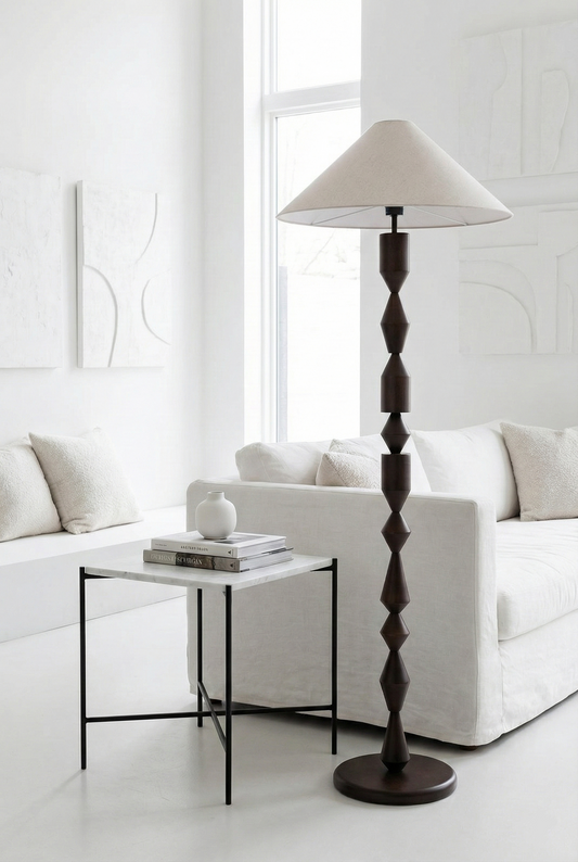 Ludwig Masif Ahşap Lambader