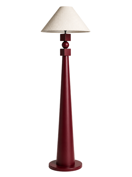 Nordic Bordo Ahşap Lambader