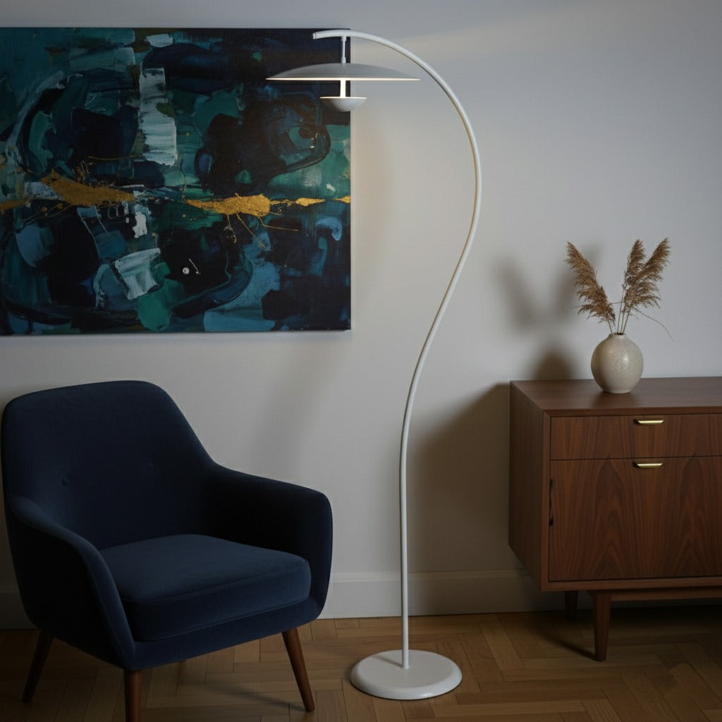 Space Floor Lamp Beyaz